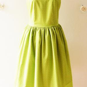 Vintage Inspired Dress in Bright Li..
