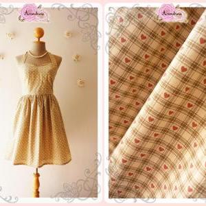 Valentine Dress Heart Dress Vintage Style Dress..