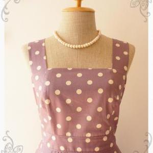 Purple Summer Dress Bridesmaid Dress Vintage Style..