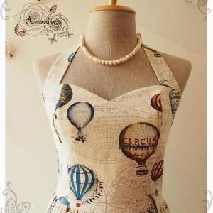 Love Journey Dress : Balloon World Map Dress..