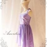 Purple Party Dress Vintage Inspired..