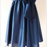 Midnight Blue Party Dress.. Elegant Vintage..