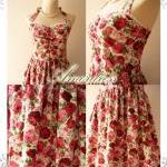 Floral Dress Rose Dress Summer Part..