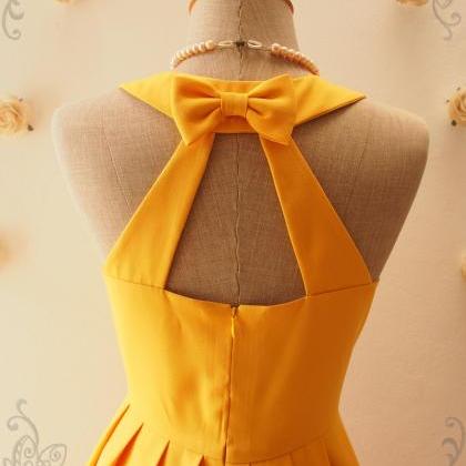 Love Potion - Mustard Bridesmaid Dress, Mustard..