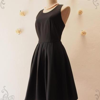 Love Potion - Black Backless Dress, Black Prom..