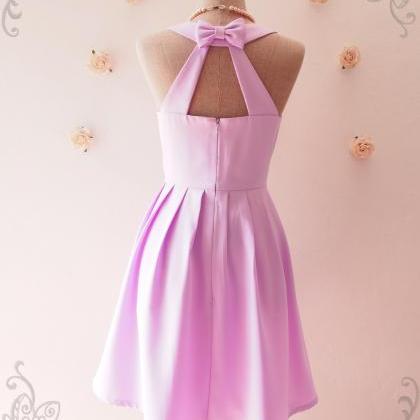 Love Potion - Lavender Bridesmaid Dress, Backless..
