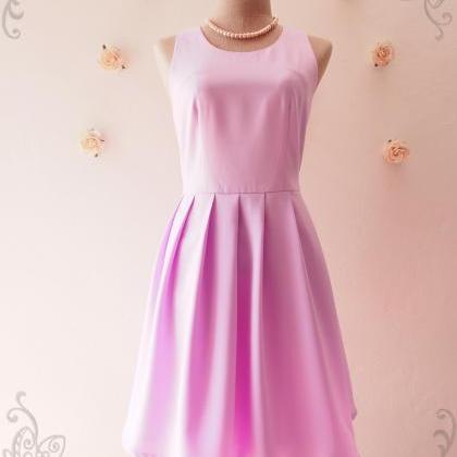 Love Potion - Lavender Bridesmaid Dress, Backless..