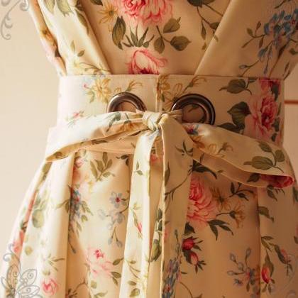 Floral Dress, Light Khaki Sundress,..
