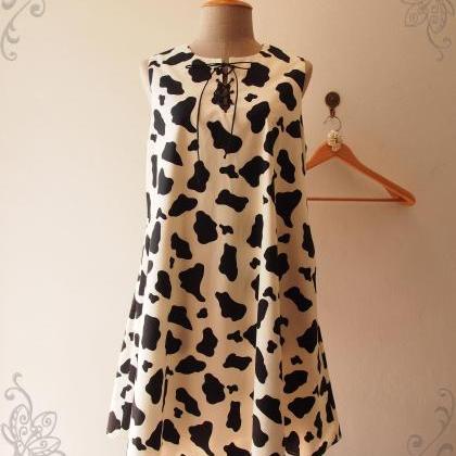MOO Dress, Cow Print Dress, Summer ..