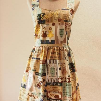 Summer Dress, Vintage Retro Dress, ..