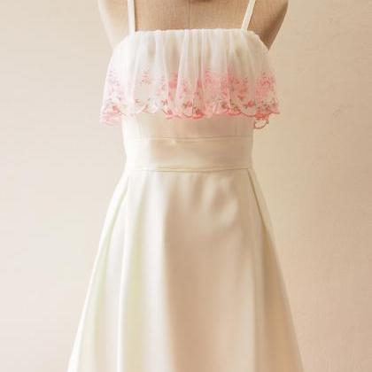 Bella - Pure White Dress, White Prom Dress,..