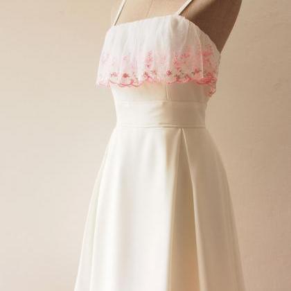 Bella - Pure White Dress, White Prom Dress,..