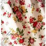Blooming - Exotic Floral Dress White Dress With..