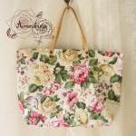 Floral Tote Bag Printed Canvas Bag ..