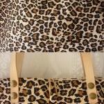 Leopard Tote Bag Printed Canvas Bag Genuine..