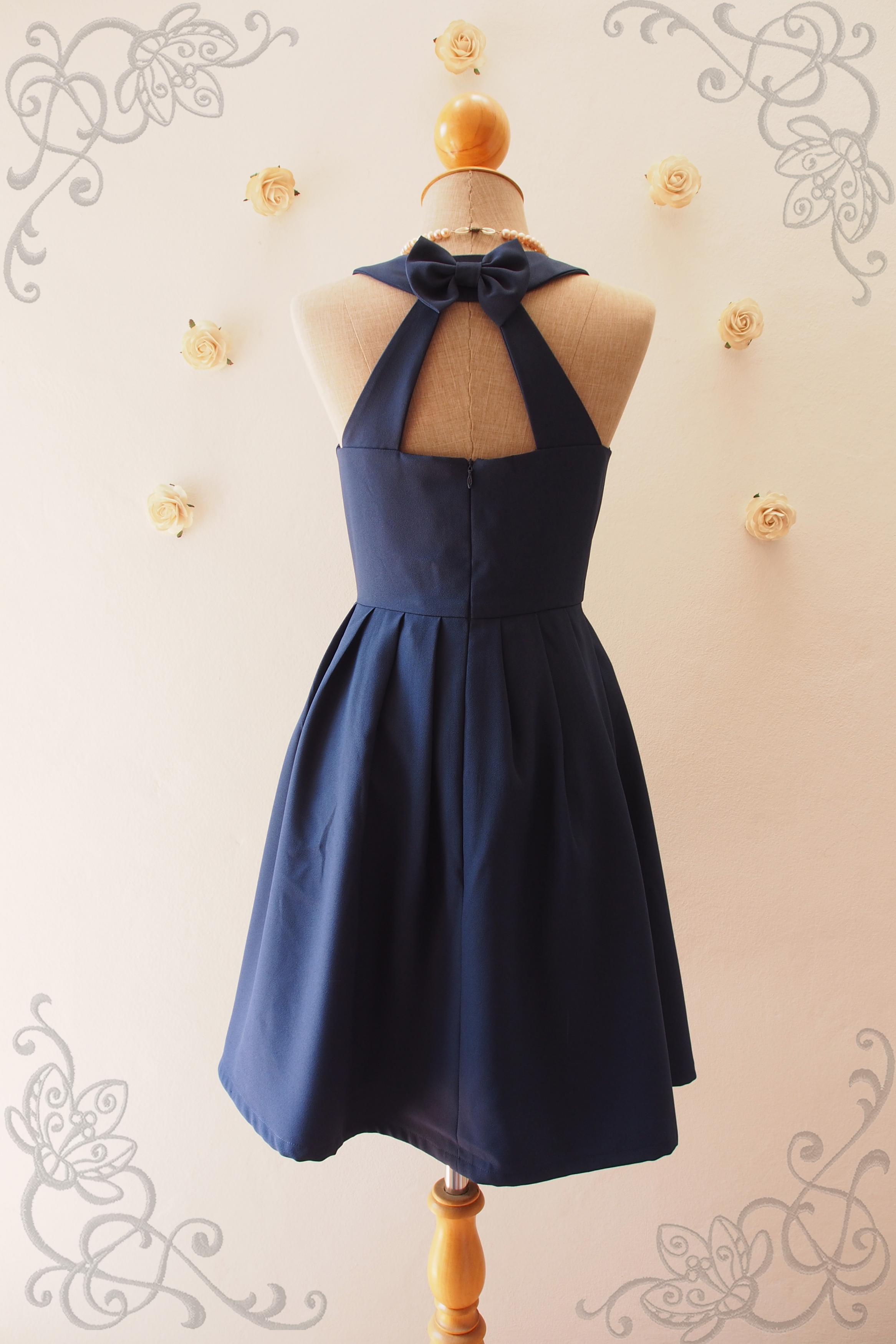 navy sundress