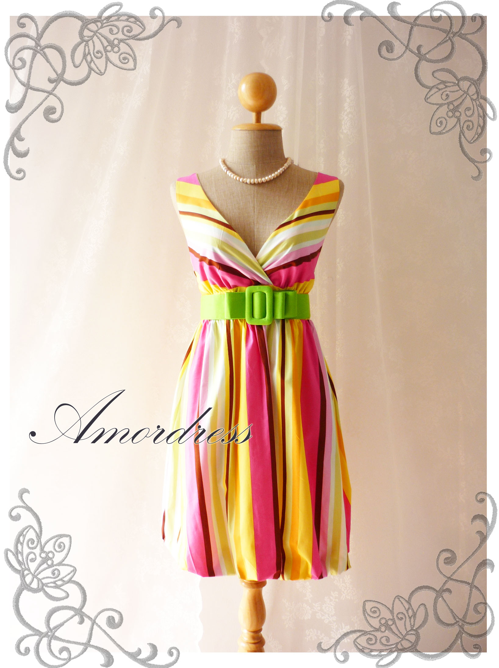 rainbow summer dresses
